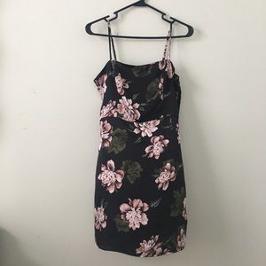 Black mini dress